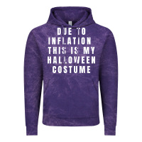 Cloud Purple due to inflation, this is my halloween costume pullover Vintage Hoodie - longCreatives
