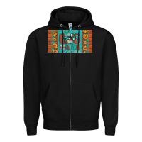 Black dog mama license plate Zipper Hoodie - Artiststas