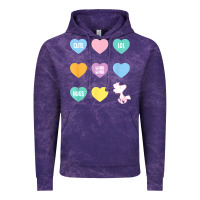 Cloud Purple peanuts valentine candy heart Vintage Hoodie - longCreatives