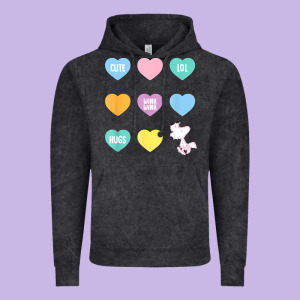 Peanuts Valentine Candy Heart Vintage Hoodie Designed By Longcreatives