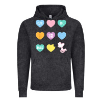 Vintage Black peanuts valentine candy heart Vintage Hoodie - longCreatives