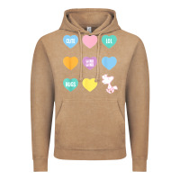 Vintage Coffee peanuts valentine candy heart Vintage Hoodie - longCreatives