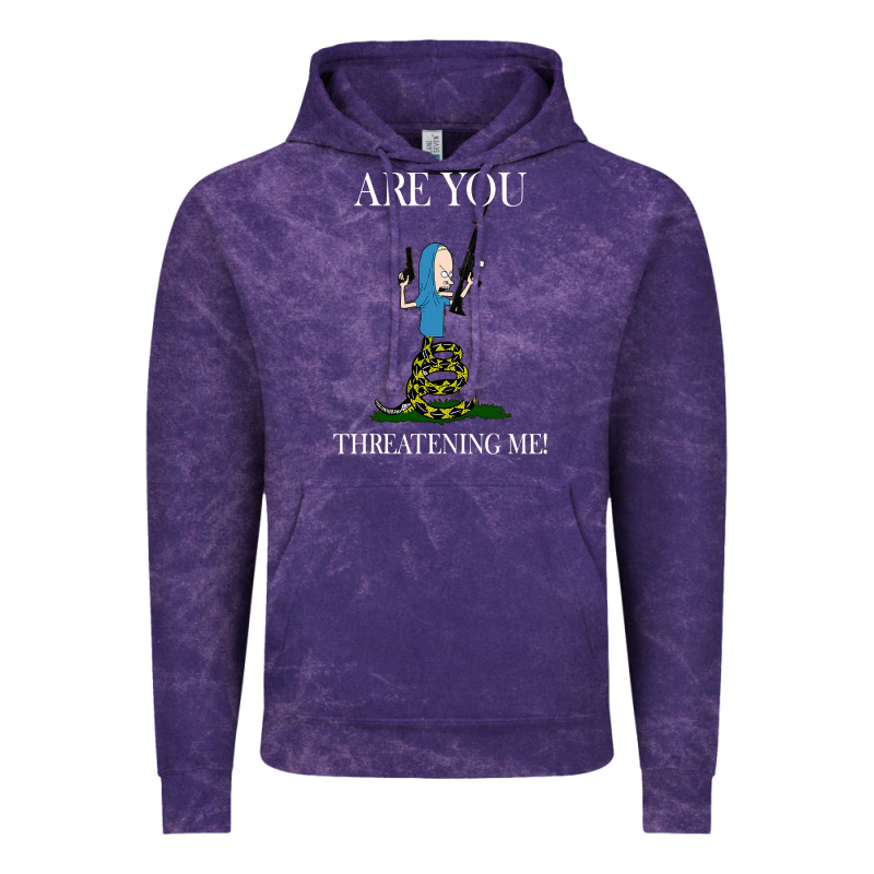 Are You Threatening Me Funny Cartoon Halloween Vintage Hoodie by longCreatives | Teevron