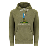 Vintage Olive Are You Threatening Me Funny Cartoon Halloween Vintage Hoodie - longCreatives