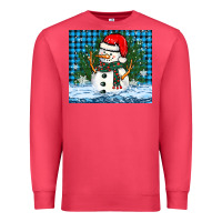 Cardinal snowy christmas snowman Premium Sweatshirt - BarkalooDesign
