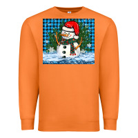 Carrot snowy christmas snowman Premium Sweatshirt - BarkalooDesign