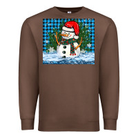 Chestnut snowy christmas snowman Premium Sweatshirt - BarkalooDesign