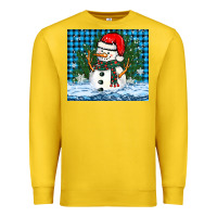 Lemon snowy christmas snowman Premium Sweatshirt - BarkalooDesign