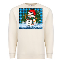 Sandshell snowy christmas snowman Premium Sweatshirt - BarkalooDesign