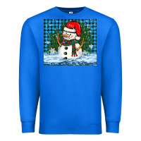 True Royal snowy christmas snowman Premium Sweatshirt - BarkalooDesign