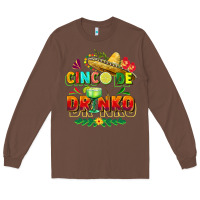 Chestnut Cinco de drinko Long Sleeve Tee - FaDigitalArtStudio