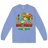 Colony Blue Cinco de drinko Long Sleeve Tee - FaDigitalArtStudio