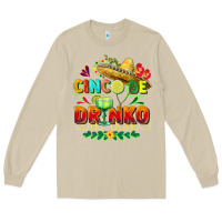 Mushroom Cinco de drinko Long Sleeve Tee - FaDigitalArtStudio