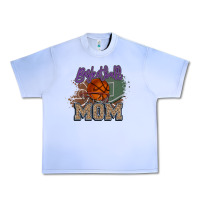 Grape Ice Basketball Mom Urban Heavy Tee - HowdyJamesFarm