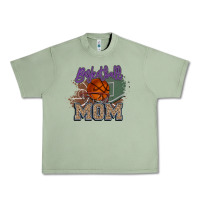 Oil Green Basketball Mom Urban Heavy Tee - HowdyJamesFarm
