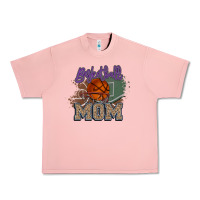 Salmon Basketball Mom Urban Heavy Tee - HowdyJamesFarm