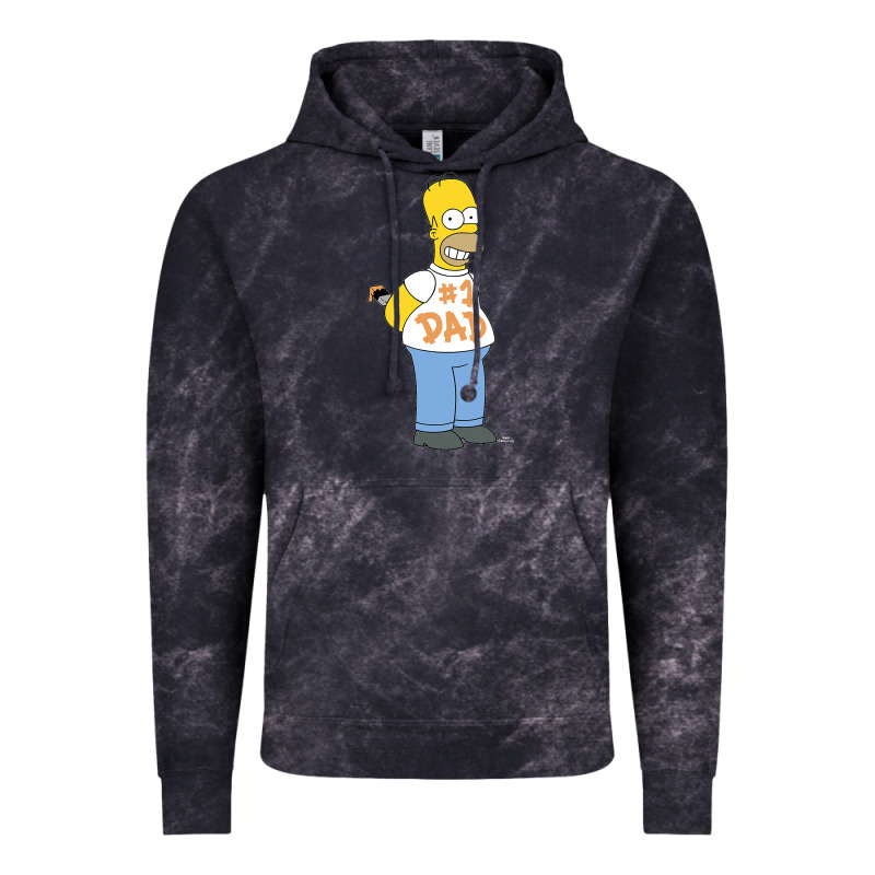 The Simpsons Homer Number 1 Dad Father's Day V2 Vintage Hoodie by longCreatives | Teevron