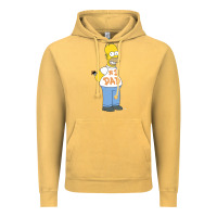 Vintage Mustard The Simpsons Homer Number 1 Dad Father's Day V2 Vintage Hoodie - longCreatives