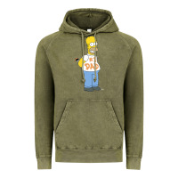 Vintage Olive The Simpsons Homer Number 1 Dad Father's Day V2 Vintage Hoodie - longCreatives