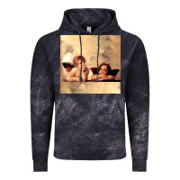 Cloud Black angels gift raphael cupid cherubs art valentine angel Vintage Hoodie - longCreatives