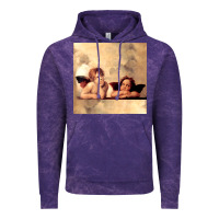 Cloud Purple angels gift raphael cupid cherubs art valentine angel Vintage Hoodie - longCreatives
