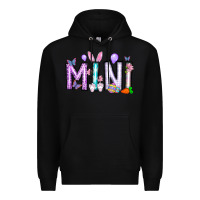 Black easter day mini Premium Hoodie - CowhideDigitalArt