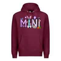 Burgundy easter day mini Premium Hoodie - CowhideDigitalArt