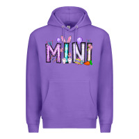 Purple easter day mini Premium Hoodie - CowhideDigitalArt