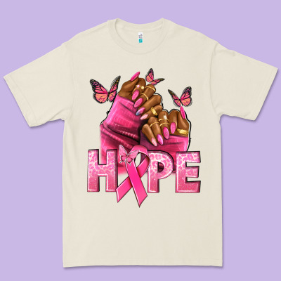 Hope Cancer Nails Premium Tee Designed By Nancycooperartshop