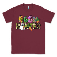 Burgundy Egg hunter Easter Day Classic Tee - HowdyJamesFarm