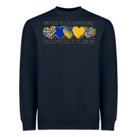 Navy its okay to be little extra Heavyweight Sweatshirt - Artiststas