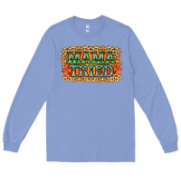 Colony Blue Leopard Floral Mama Tried Long Sleeve Tee - Jasminsmagicworld