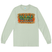 Matcha Leopard Floral Mama Tried Long Sleeve Tee - Jasminsmagicworld