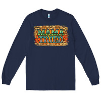 Navy Leopard Floral Mama Tried Long Sleeve Tee - Jasminsmagicworld