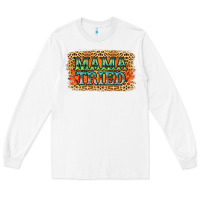 White Leopard Floral Mama Tried Long Sleeve Tee - Jasminsmagicworld