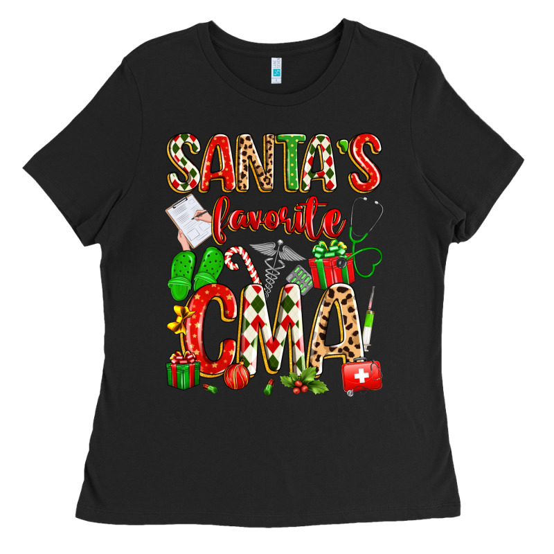 Santa's Favorite Cma Ladies Tee by texasbilliewilder | Teevron
