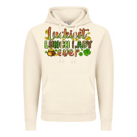 Vintage Artic St. Patrick's Luckiest lunch lady ever Vintage Hoodie - OliviaCreatesArt