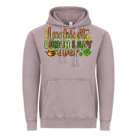 Vintage Zinc St. Patrick's Luckiest lunch lady ever Vintage Hoodie - OliviaCreatesArt