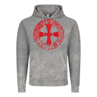 Cloud Rock Mens Crusader Knight  Knights Templar Cross T  Badge Vintage Hoodie - longCreatives