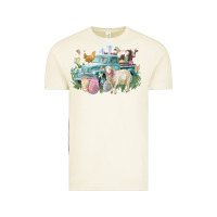 Vintage Arctic Easter truck farm animals Easter Day Vintage Tee - HowdyJamesFarm