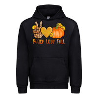 Foreset Green peace love fall Urban Hoodie - AdoDesignShop