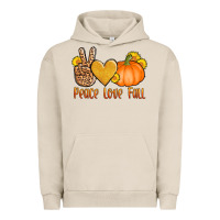 Pigment French Oak peace love fall Urban Hoodie - AdoDesignShop