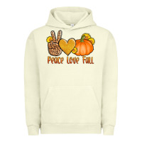 Pigment Pistachio peace love fall Urban Hoodie - AdoDesignShop