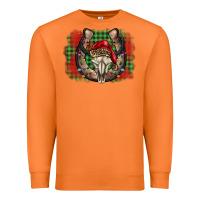 Carrot christmas horseshoe bull skull Premium Sweatshirt - BarkalooDesign