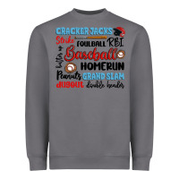 Storm baseball typography words Heavyweight Sweatshirt - Artiststas