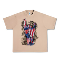 Burro Freedom rock hand 4th of july Urban Heavy Tee - CowGirlArtShop