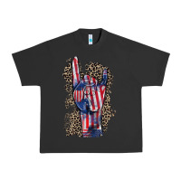 Freedom Rock Hand 4th Of July Urban Heavy Tee | Teevron