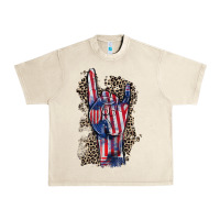 Sandshell Freedom rock hand 4th of july Urban Heavy Tee - CowGirlArtShop