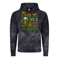 Cloud Black Buy me green beer and tell me i'm pretty Vintage Hoodie - OliviaCreatesArt