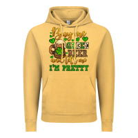 Vintage Mustard Buy me green beer and tell me i'm pretty Vintage Hoodie - OliviaCreatesArt